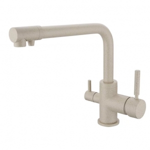 rolya sandbeige purified kitchen faucet granite 3 way water filter taps