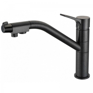 Rolya Matte Black Clean Water Kitchen Faucet