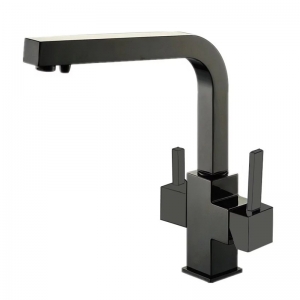 Rolya Cubix Black 3 Way Kitchen Faucet