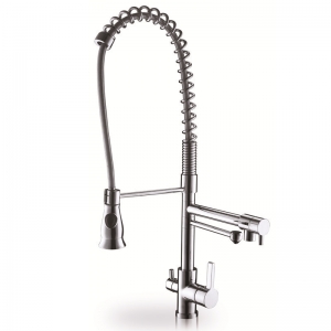 Rolya 3 Way Water Filter Taps with Spring Hose