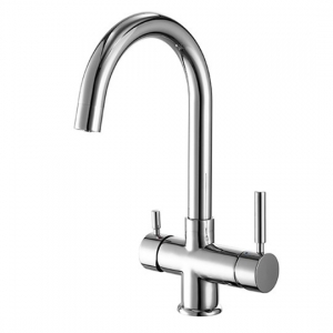 ROLYA Round  4 Way Kitchen Tap Chrome