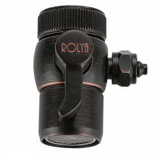 ROLYA Faucet Diverter Valve for Countertop Water Filter Oil Rubbed Bronze Finish---DV3011