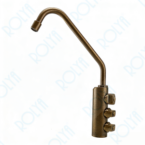 ROLYA 3 Way Sparkling Water Tap Filtered Kitchen Faucet Antique Brass KF2089-AB