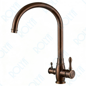 ROLYA SUS 304 Stainless Steel 3 Way Kitchen Sink Mixer Tap Oil Rubbed Bronze KF2027-ORB