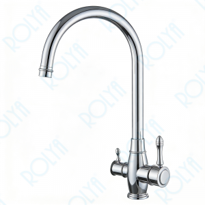 ROLYA 3 In 1 Kitchen Mixer Tap Stainless Steel ---KF2027