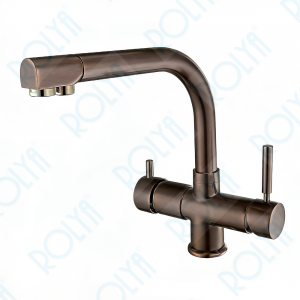 ROLYA 5 Way Pure Water Chilling Water Soda Water Tap 5 in 1 Kitchen Faucet Oil Rubbed Bronze KF5021-ORB