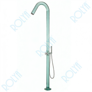 ROLYA Customized 304SUS Freestanding Outdoor Shower FOS2603-LL