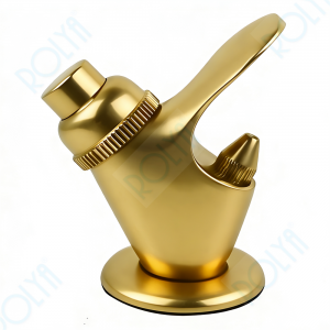 ROLYA Solid Brass Outdoor Drinking Fountain Bubbler Brushed Golden DFB2601-BG