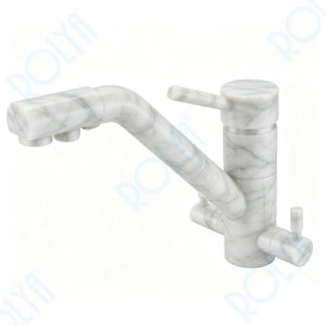 ROLYA Longreach 4 Way Kitchen Faucet With Sparkling Water Granite KF4388-GT